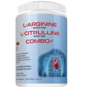 L-arginine 5000 mg and L-citrulline 1000 mg Combo