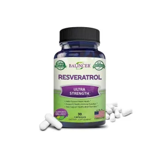 Resveratrol Capsules -1000mg - Heart Health