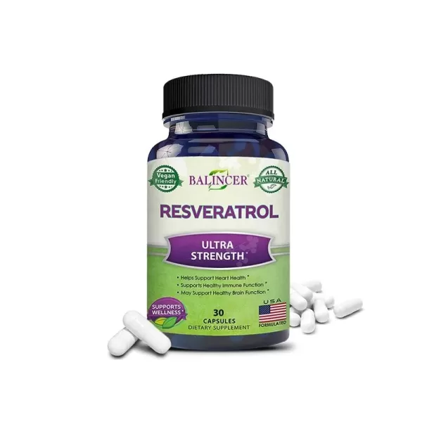 Resveratrol Capsules -1000mg - Heart Health