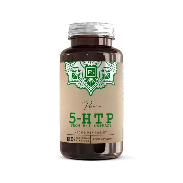 5-HTP | 180 400mg Tablets - HTP Serotonin, Stress & Sleep Aid | 5HTP Griffonia