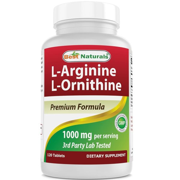 Best Naturals L-Arginine L-Ornithine - 1000mg