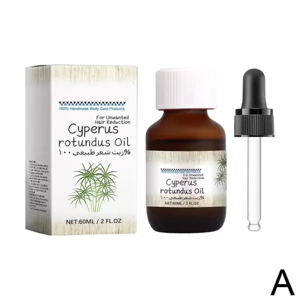 60ml Cyperus Rotundus Oil for Hair Removal,Reducing Body Hair Growth