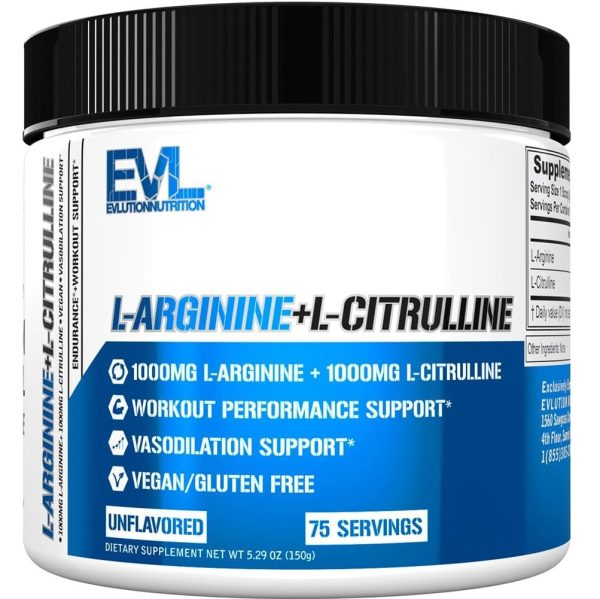 Evlution Nutrition L-Arginine + L-Citrulline