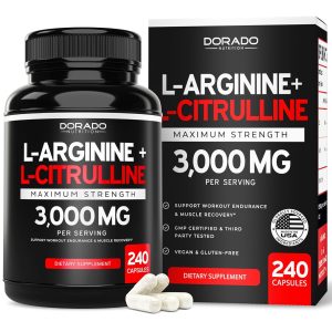 L Arginine L Citrulline Supplement 3000mg