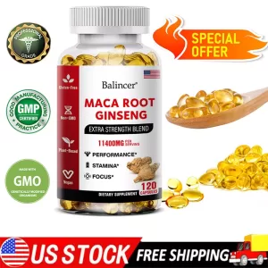 Maca + Ginseng - Extra Strength Capsules