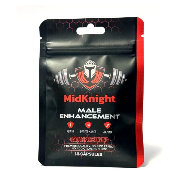 MidKnight 850mg Fast Acting Male Performance 10 Pills