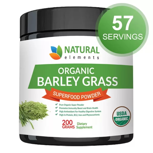 Natural Elements Organic Barley Grass Powder