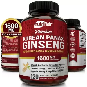 NutriFlair Korean Red Panax Ginseng