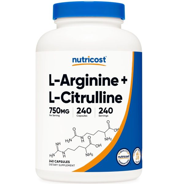 Nutricost L-Arginine L-Citrulline Complex 750mg