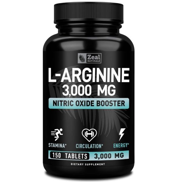 Zeal Naturals L Arginine 3000mg