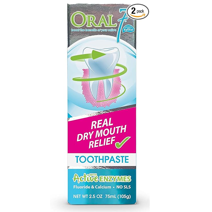 Dry Mouth Toothpaste Containing Enzymes with Xylitol