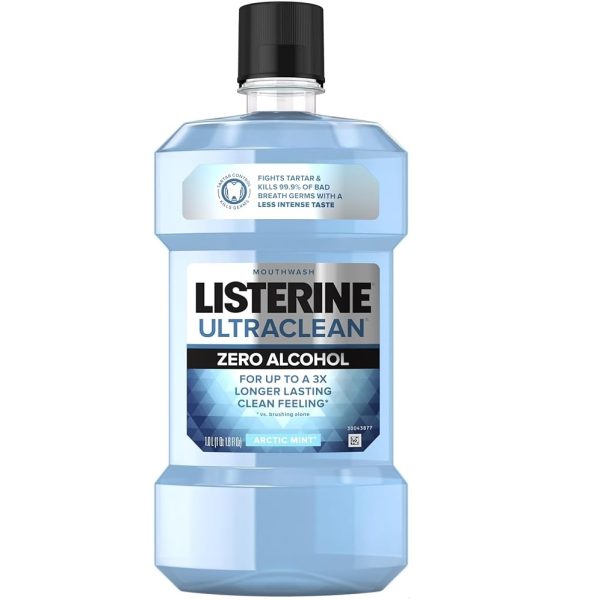 Listerine Ultraclean Zero Alcohol Tartar Control Mouthwash