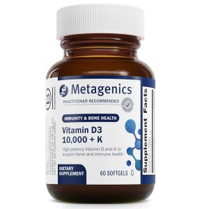 Metagenics Vitamin D3 + K for Immune Support