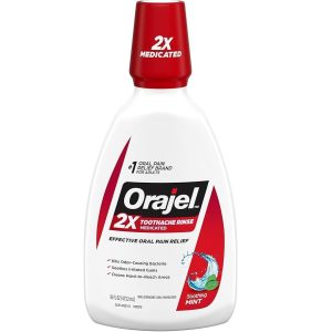 Orajel Toothache Rinse, Analgesic Astringent