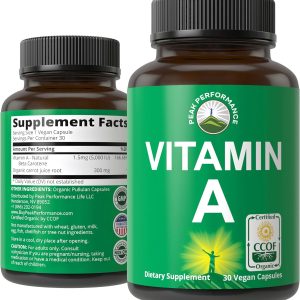 Peak Performance Certified Organic Vitamin A