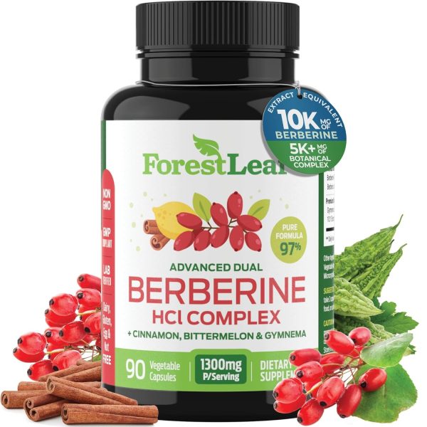 Berberine Supplement HCl with Ceylon Cinnamon