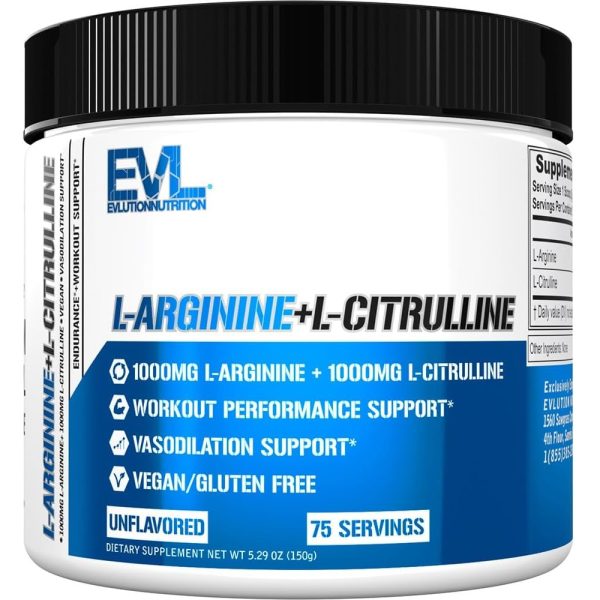 Evlution Nutrition L-Arginine L-Citrulline