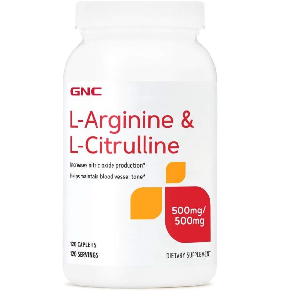 GNC L Arginine + L Citrulline Each Supplement