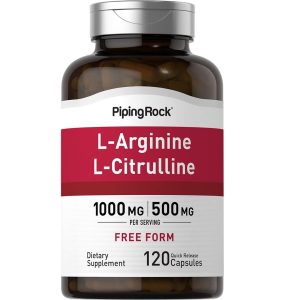 Piping Rock L-Arginine L-Citrulline Supplement