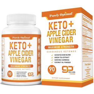 Purely Optimal Keto BHB & Apple Cider Vinegar Capsules