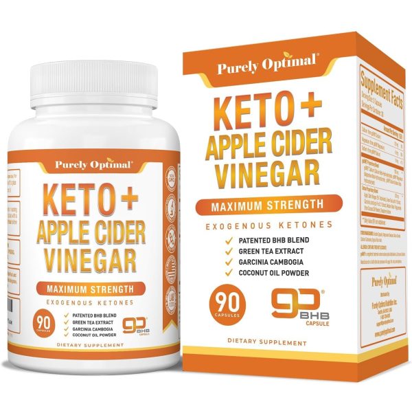 Purely Optimal Keto BHB & Apple Cider Vinegar Capsules