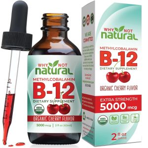 Why Not Natural Organic Vitamin B12 Liquid