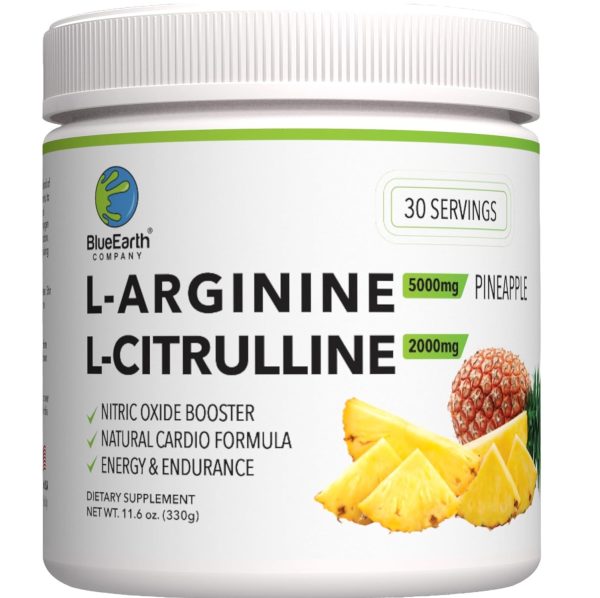 L-Arginine L-Citrulline Complex Powder Supplement