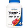 Nutricost Vitamin C with Rose Hips Capsules